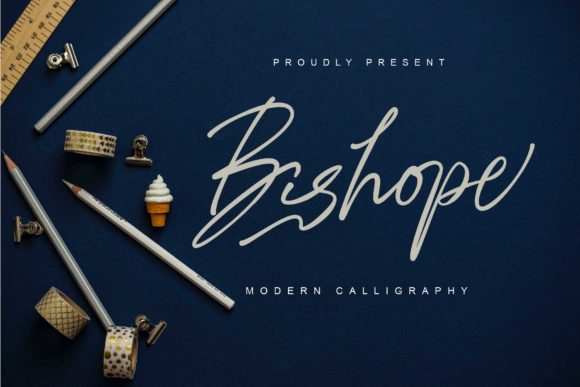 Bishope Font Review: Elegant Script for Designers