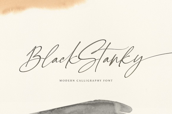 Black Stanky: A Handwritten Typeface for Authentic Branding