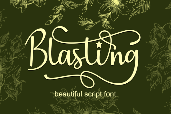 Blasting: A Handwritten Font for Bold Campaigns