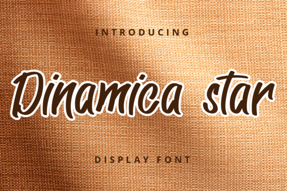 Dinamica Star: A Handwritten Font for Small Business Branding