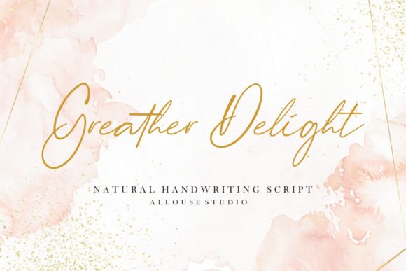 Greater Delight: The Perfect Handwritten Font for Crafters