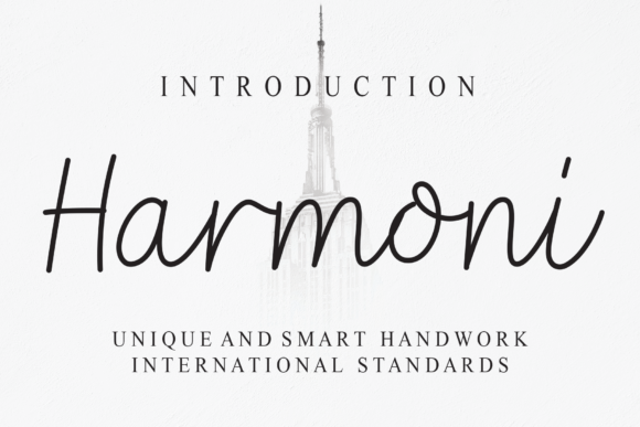 Harmoni: The Thin Handwritten Font for Modern Brands