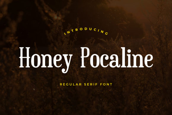 Honey Pocaline: A Classic Serif Font for Editorial Design
