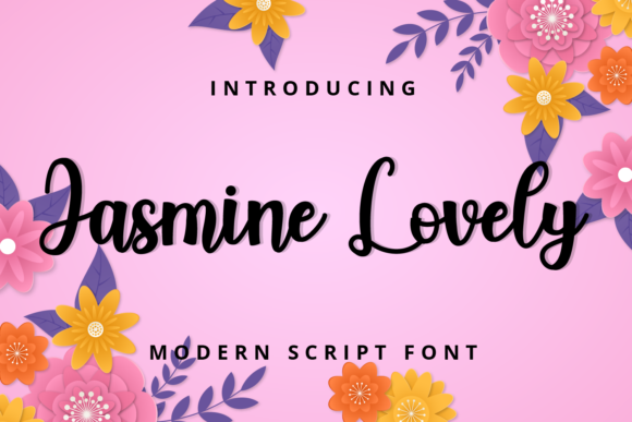 Jasmine Lovely: A Genuine Handwritten Typeface for Makers