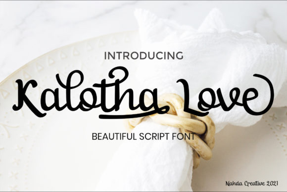 Kalotha Love: A Handwritten Font for Vibrant Branding