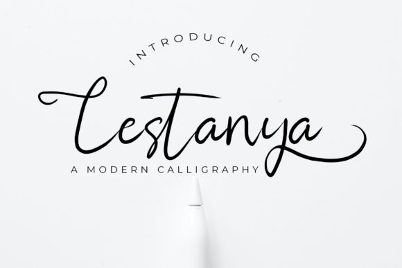 Lestanya: A Flowing Handwritten Font for Editorial Design