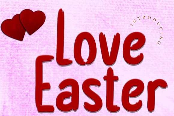 Love Easter Font for Bold Brand Identity