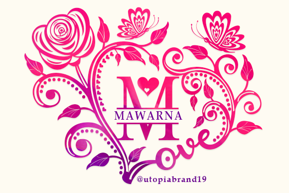 Mawarna Monogram Typeface for Elegant Branding