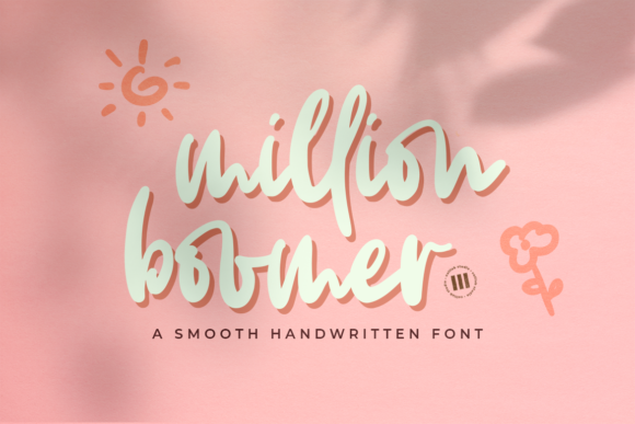 Million Boomer: A Handwritten Typeface for Web Design