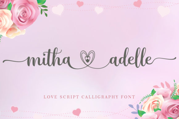 Mitha Adelle Font for Elegant Handmade Designs