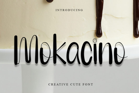 Mokacino: A Playful Script Font for Editorial Design