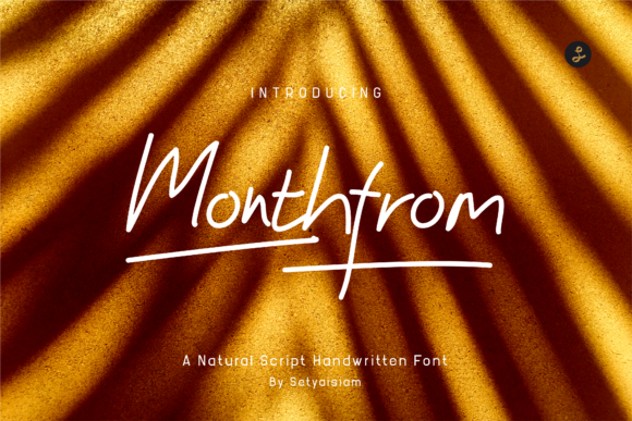 Monthfrom: The Perfect Handwritten Font for Crafters