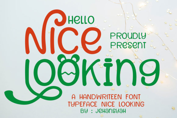 Nice Looking: A Script Handwritten Font for Editorial Design