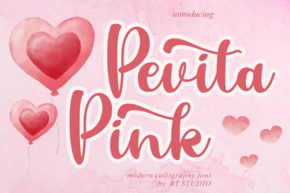 Pevita Pink Font for Handmade Brands