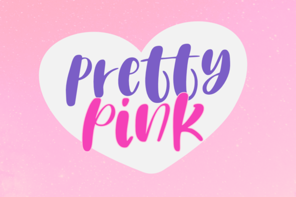 Pretty Pink: A Handwritten Typeface for Vibrant Campaigns