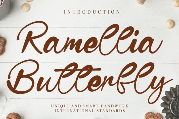 Ramellia Butterfly Typeface for Editorial Design