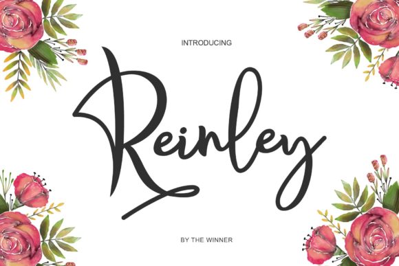 Reinley: The Delicate Script Font for Crafters