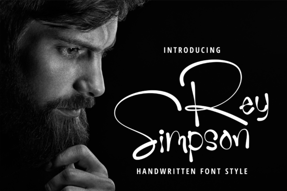 Rey Simpson: A Handwritten Font for Editorial Design