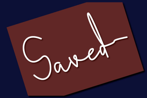 Saved: A Unique Handwritten Font for Web Design