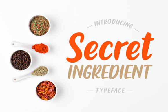 Secret Ingredient: A Handwritten Font for Crafters