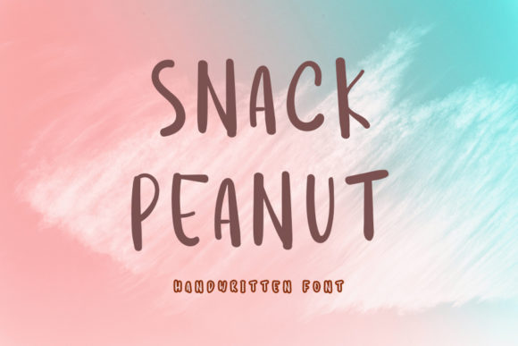 Snack Peanut Font for Friendly Branding