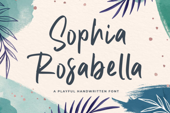 Sophia Rosabella Font for Authentic Branding
