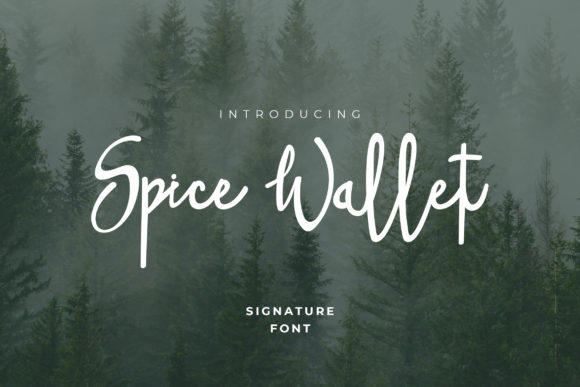 Spice Wallet: A Handwritten Font for Authentic Branding