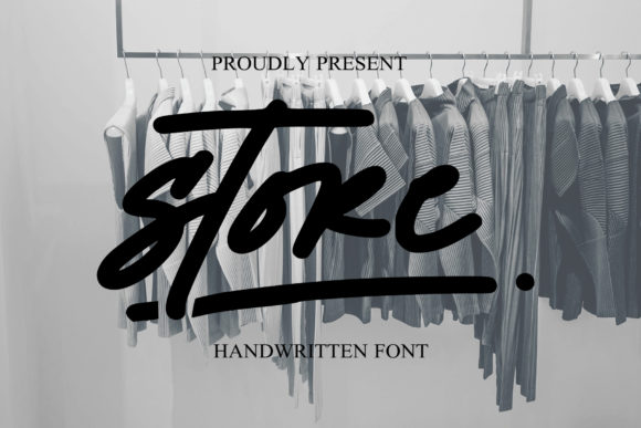 Store Handwritten Font for Modern Web Design