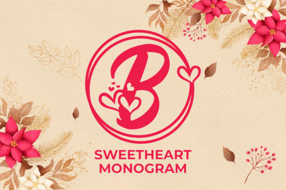 Sweetheart Monogram Typeface Review