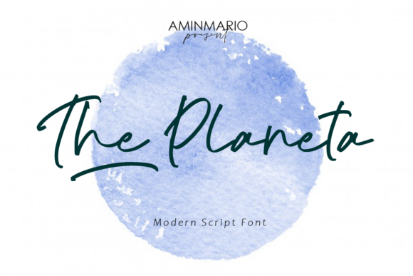 The Planeta: A Thin Script Handwritten Font for Campaigns