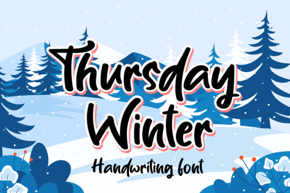 Thursday Winter: A Whimsical Handwritten Typeface