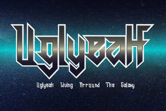 Uglyeah: The Bold Serif Font for Sci-Fi Campaigns