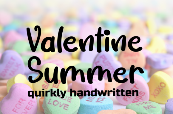 Valentine Summer Font for Scroll-Stopping Designs