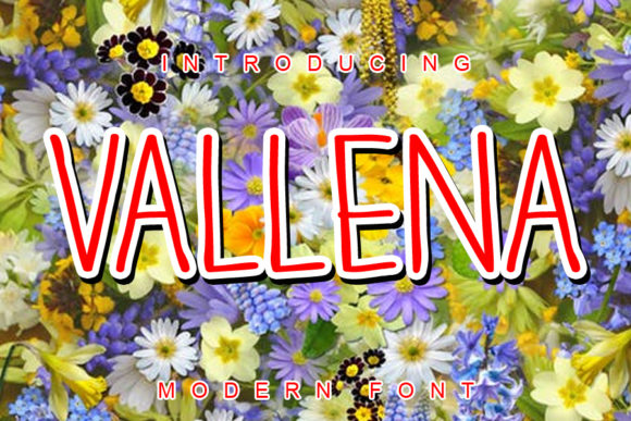 Vallena: A Thin Script Font for Elegant Editorial Design