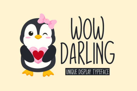 Wow Darling: A Handwritten Font for Branding